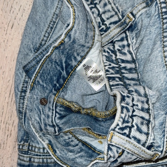 Aeropostale Y2K Style Low Rise baggy wide leg Cargo Jeans 0/2 XS hip-hop garage - Picture 14 of 16